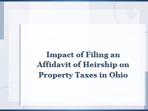 How an Affidavit of Heirship Affects